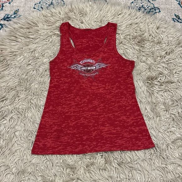 Harley Davidson ribbed tank top - Picture 1 of 5